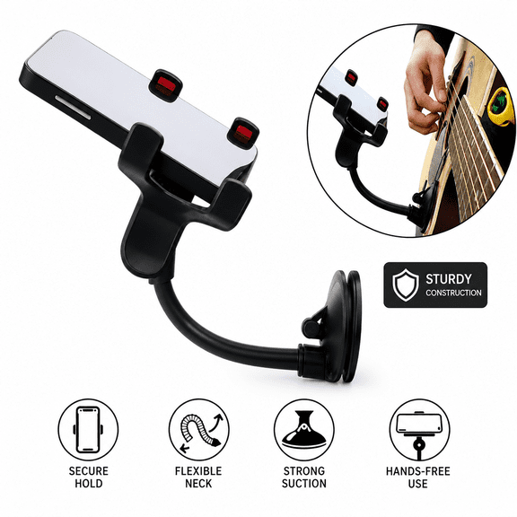 Phone Holder Stand,Phone Holder Stand for Guitar Street Singing lyrics Song,Car Phone Support Holder