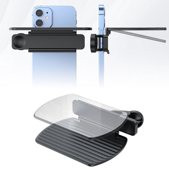 Phone Holder Travel Companion Universal Reflector Lens System for Outdoor Photography Enhancing and View for All Smartphones