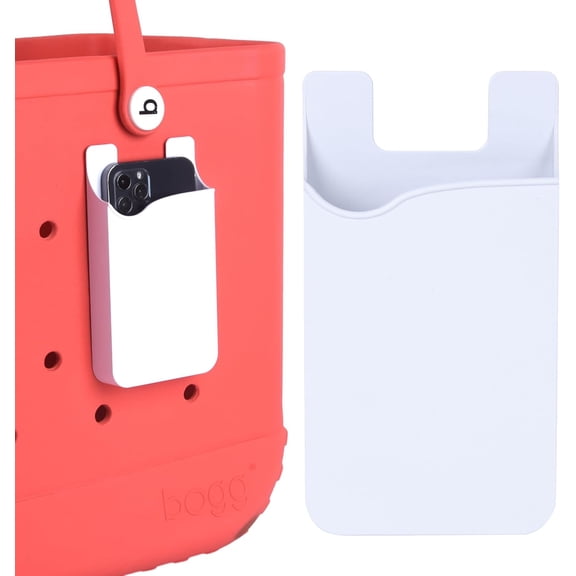 Phone Holder for , Accessories for Beach Tote, Universal Hard ABS Plastic Phone Case Holder Accessories Compatible with L/XL  and  XL/ (White)