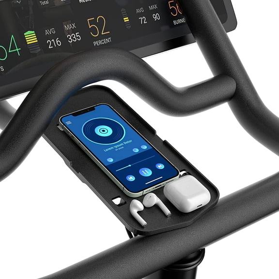Phone Holder for Peloton Bike & Bike+ Accessories, Handlebar Stable Anti-Slippery Mount, Fit Most Phones
