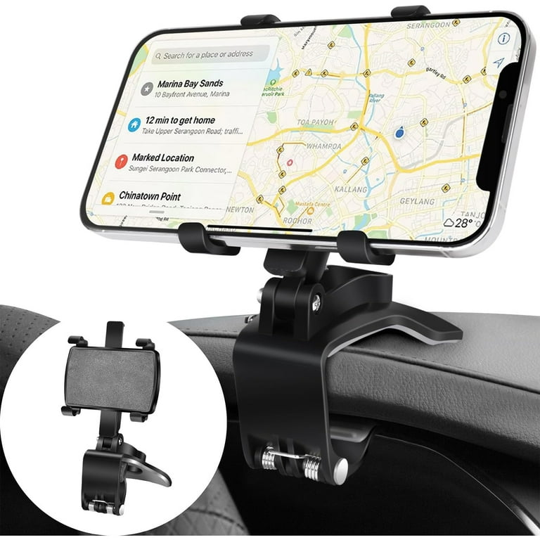 BOBO Universal Car Phone Holder, 360¬∞ Rotating, Mount Compatible