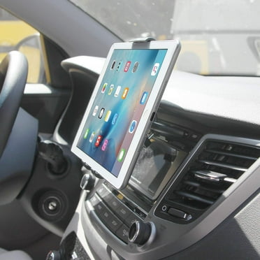 Phone Holders for Your Car CD Slot, Tablet Holder Mount Compatible for iPad, Air, Pro, Mini, Galaxy Tab, Kindle Fire, Surface, Switch, Chromebook, iPhone, Galaxy, Moto, Pixel, Black