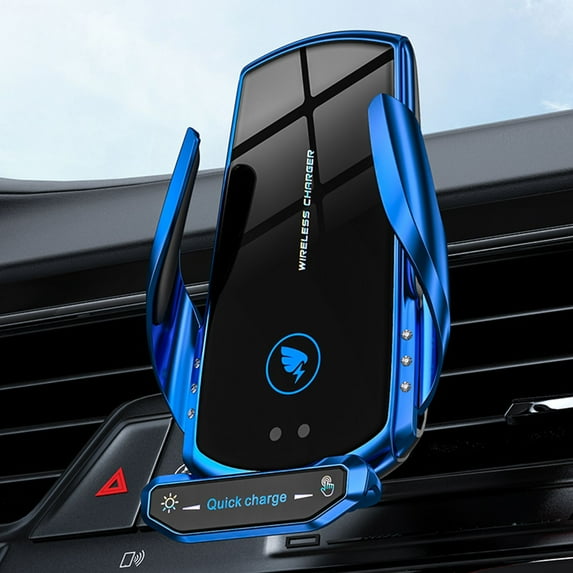 Phone Holders for Your Car Charger, Automatic Clamping Wireless Charger Car Smart Infrared Sensor Vent Mount Mobile Phone Bracket Stand