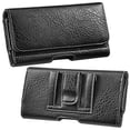thumbnail image 1 of Phone Holster Carrying Pouch Belt Clip Phone Holder for Cricket Ovation 2 Case,Cricket Ovation Case, AT&T Radiant Max (U705AC/U705AA), 1 of 6