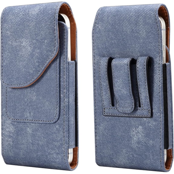 Phone Holster Compatible with Samsung Galaxy S25 S24 S23 S22 Plus Cell Phone Wallet Pouch Belt Holder Carrying Case with Clip Compatible with Pixel 8A 7A 6A