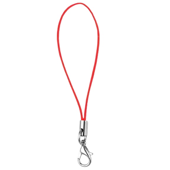 Phone Lanyard Alloy Phone Charm Carabiner Wrist Lanyard Suitable for MP4 Players and Projects