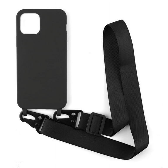 Phone Lanyard, Anti-Theft Crossbody Strap for iPhone16E and Most Smartphones, Adjustable Cell Phone Neck Holder,Black