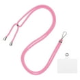 thumbnail image 1 of Phone Lanyard Crossbody Adjustable Neck Lanyard with Transparent Lanyard Patch for Smartphone Rose Red 1 Pcs, 1 of 5