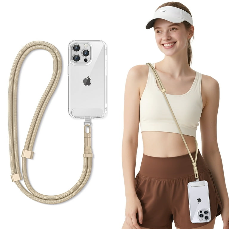 Phone Lanyard Crossbody Strap for Cellphone Case with Tether Tab