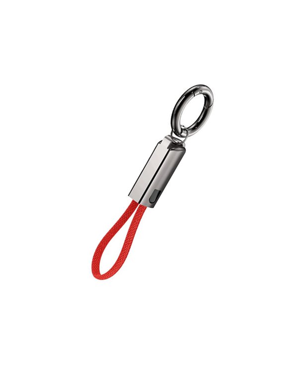 Phone Lanyard Data Cable Quick Charging PD65W USB C to Type C Short Cable 16CM with Keychain Hook Efficient Power Supply