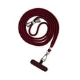 thumbnail image 1 of Phone Lanyard Phone Safety Strap Universal Detachable Nylon Phone Neck Strap Safety Tether Tab System for Running Cycling Burgundy, 1 of 8