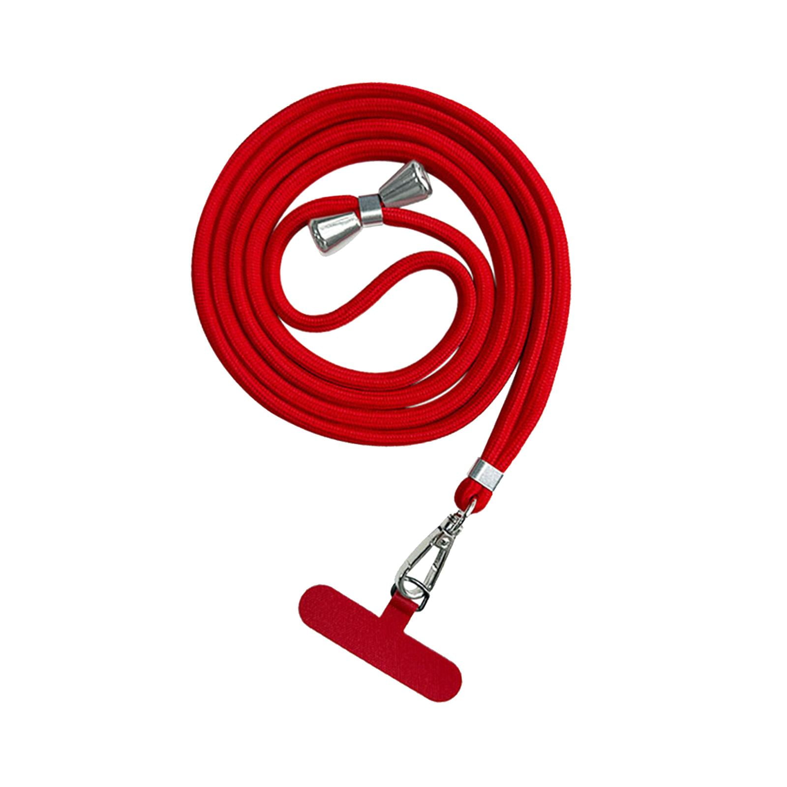 Phone Lanyard Phone Safety Strap Universal Detachable Nylon Phone Neck  Strap Safety Tether Tab System for Running Cycling Red - Walmart.com