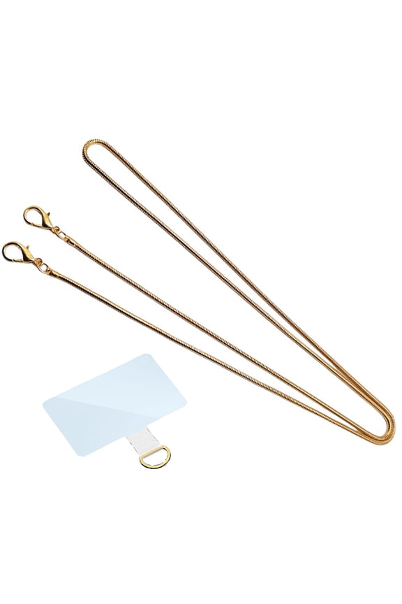 Phone Lanyard,Sturdy Metal Long Phone Chain With Tether Tab for Women Purse Wallet Headphone Case Keychain