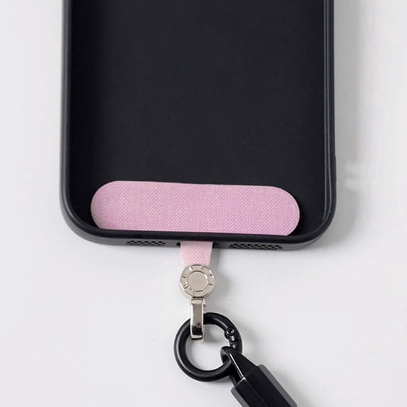 Phone Lanyard Tab,Cell Phone Lanyard Patch,Cellphone Lanyard Pad,Universal Phone Case Insert,Phone Keychain Holder,Phone Clip For Lanyard,Phone Strap Replacement Part For All Full Phone Cases,10Pcs
