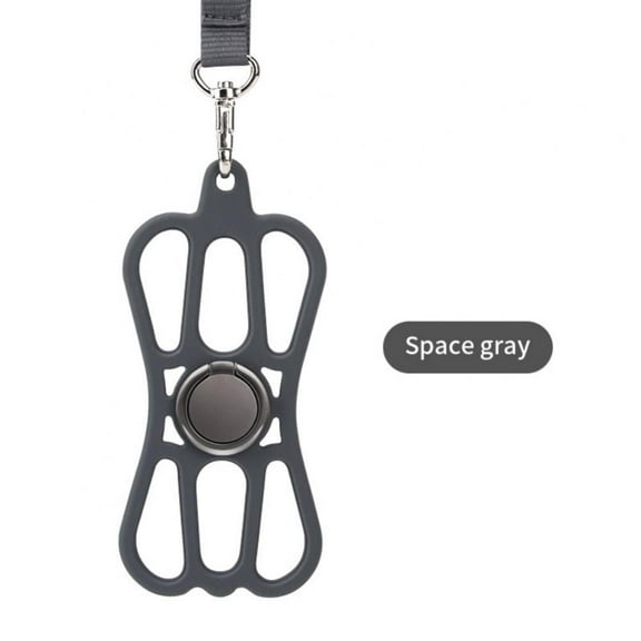 Phone Lanyard Universal Cell Phone Lanyard Case for Around the Neck with Finger Ring Holder Stand for iPhone and Most Smart Phones Fits 4" to 6.5" Cell Phones