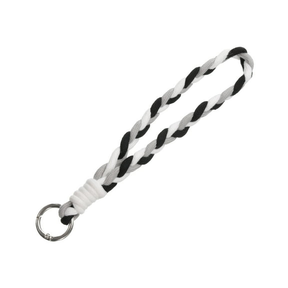 Phone Lanyard Wrist Lanyard for Smartphone Water Cup Bag Decoration Keychain Accessories Black White Gray 1 Pack