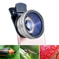 thumbnail image 1 of Phone Lens Kit 2 in 1 - 3.94x3.15x1.57in, 37mm Clip On Super Wide Angle & Macro Lens for All Smartphone Photography, 1 of 7