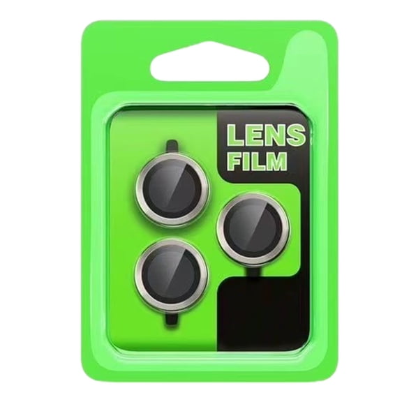 Phone Lens - Lens Protector for 17 Pro Max and 17 Pro Tempered Glass Screen Cover with Individual Metal Ring