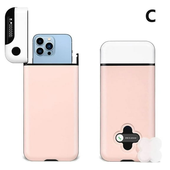 Phone Lock Box with Timer,Fits Most Phones,Portable Self-Control Timed Locker Box,Help to Be Self-Discipline and Focus to Achieve Goals,Prevent Cell Phone Addiction for Office,Library Use