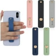thumbnail image 1 of Phone Loop Finger Holder, 5 Pcs Phone Grip Holder, Finger Cell Phone Grip, Silicone Phone Finger Strap, Telescopic Mobile Phone Holder for All Smartphones (5 Colors), 1 of 5