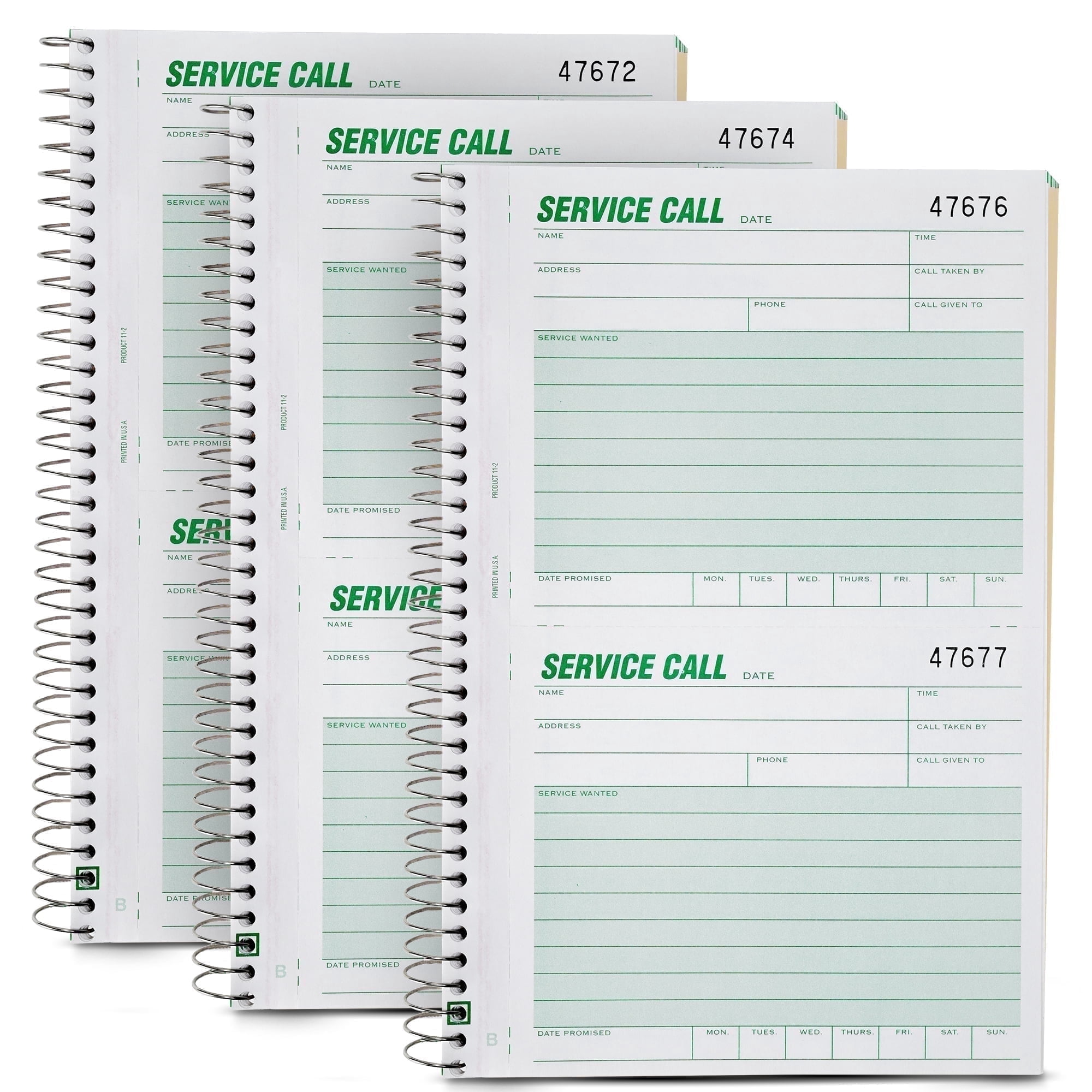 Long Call Check In Abc Check Printing Phone Message Pads, Phone Call Log Book with ...