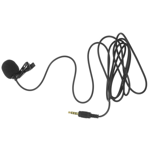 Phone Microphone Lavalier Microphones for Recording Videos Small Mini Clip Clip-on