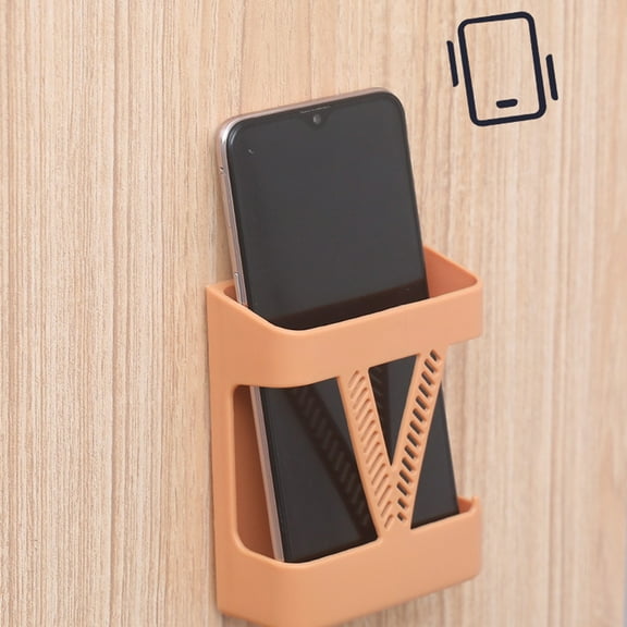 Phone Mount Bedside Holder, Wall-mounted Charging Station, No-drill Adhesive Llation, Sleek Home Organizer for Mobile Devices, Topliu