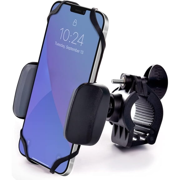 & Phone Mount for Any Smartphone ( 16 /e, Galaxy S25). Unbreakable Handlebar Phone Holder for , Scooter, Bicycle Phone Mount. x10 to Safeness & Comfort