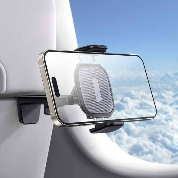 Phone Mount Travel Holder for Samsung Galaxy S23 Ultra/Plus - Desktop Stand Airplane 360 Degree Rotation Cradle Hands Free