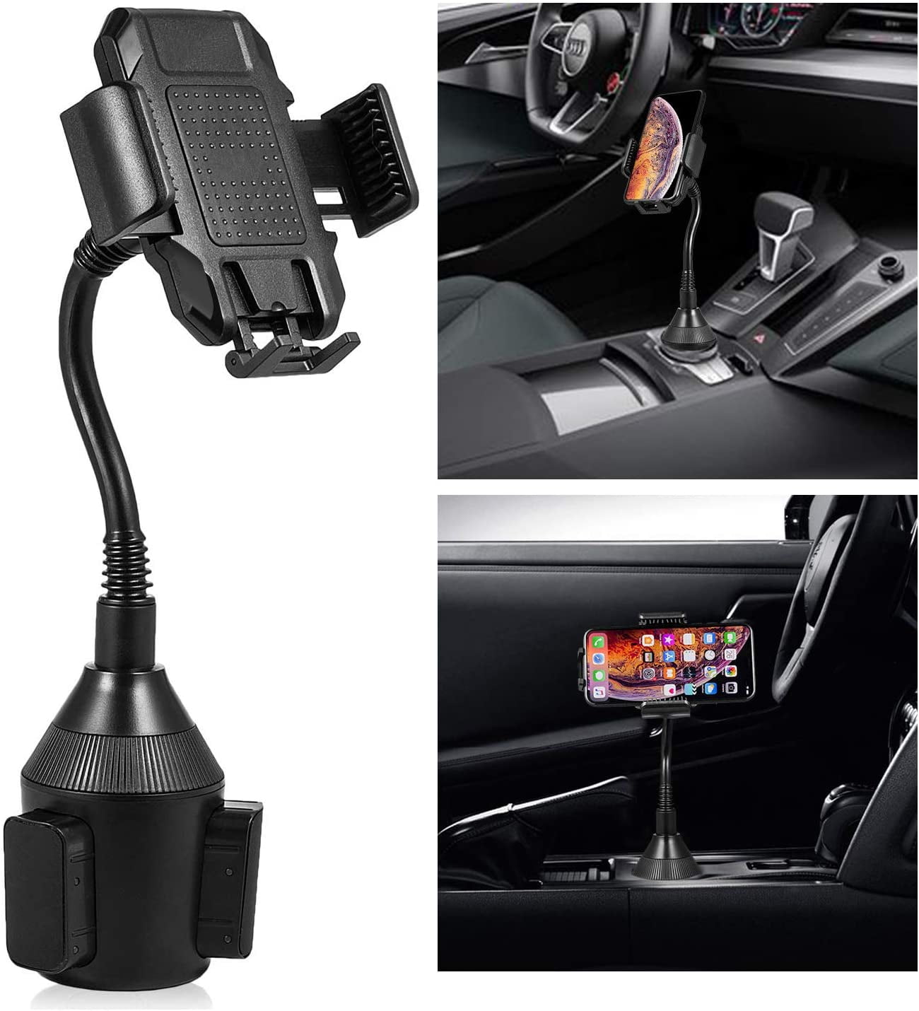 Car Water Cup Holder Phone Mount Auto Universal Stand Mobile Navigation  Multifunctional Support Automotive Interior Accessories - AliExpress