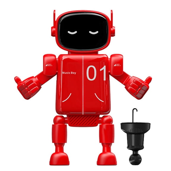 Phone Mount for Car Cartoon Robot Design Vehicle Air Vent Cell Phone Holder Red