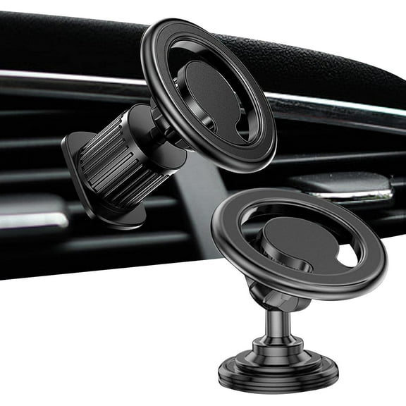 Phone Mount for Car Magnetic | Hands-Free Vent Cell Phone Holder Mount,360 Degree Adjustable, Compatible with Most Devices, Dashboard Mount