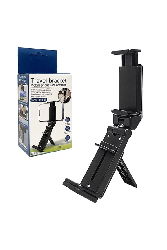 Phone Mount with Multi Directional 360 Degree Rotation Travel Accessories Phone Holder Adjustable Phone Stand Foldable