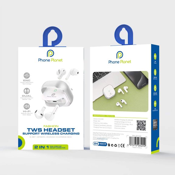 Phone Planet 2-in-1 Wireless TWS Headset