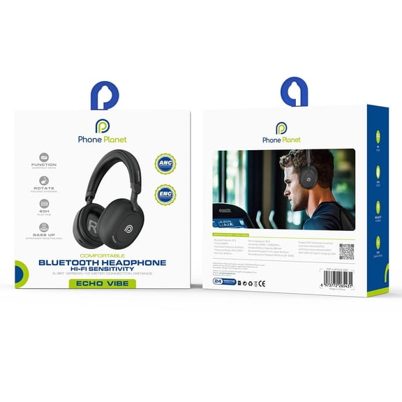 Phone Planet Echo Vibe ANC Bluetooth Headphones