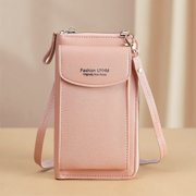 Phone Purse Crossbody Bag for Women, Small PU Leather Travel Wallet Clutch for Adultswxx