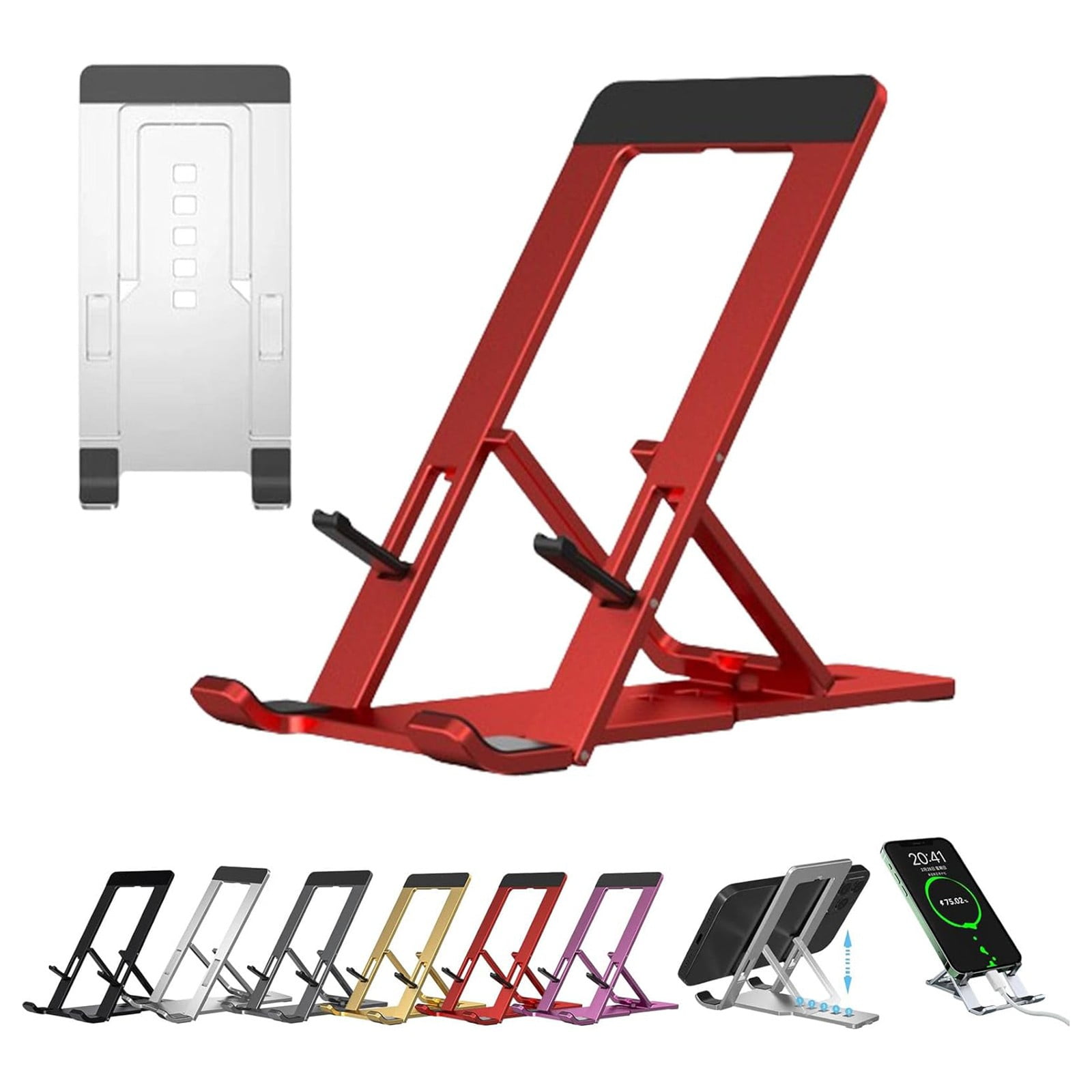 Phone Recording Device Ring Lift with Stand for Phone Vertical Phone Mount Holder Phone Holder