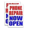 thumbnail image 1 of Phone Repair Now Open (24" X 36") Vinyl Decal Only (Pack of 2) |Sign|Sticker|Poster, 1 of 4