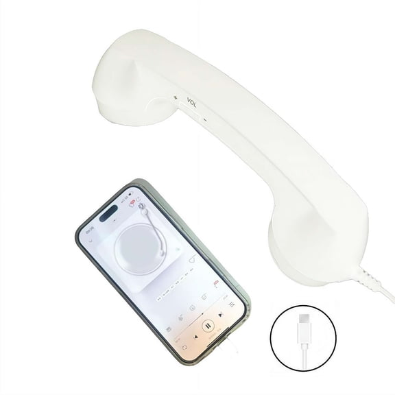 Phone Retro Handset, Phone Retro Phone Handset, 2026 New Bluetooth Retrophone, Vintage Telephone to Landline Adapter
