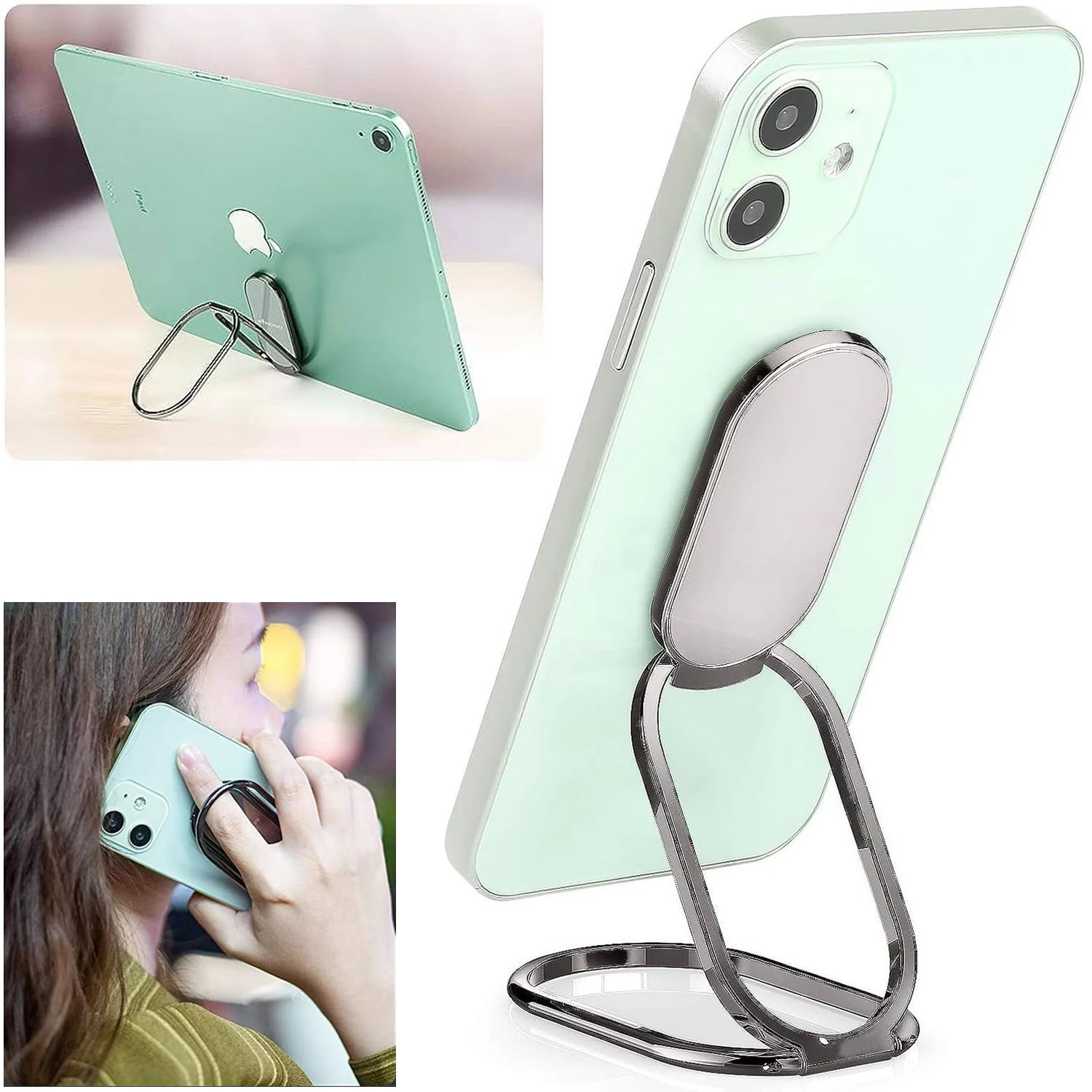 Finger Kickstand Retractable 360 Rotation Ultra Thin Cell Phone Back Grip  Foldable Cellphone Stand Phone Ring Holder - China Holder and Ring Holder  price | Made-in-China.com