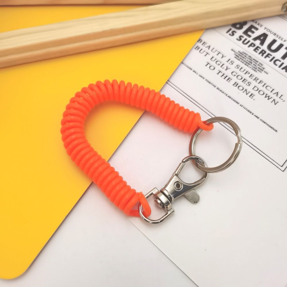 Phone Safety 11cm Spring Lanyard Security Gear Retractable Wrist Coil