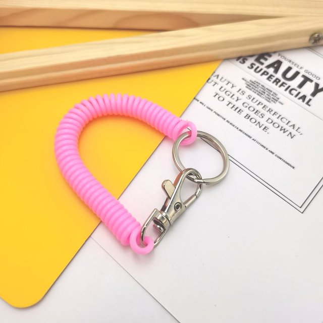 Phone Safety 11cm Spring Lanyard Security Gear Retractable Wrist Coil