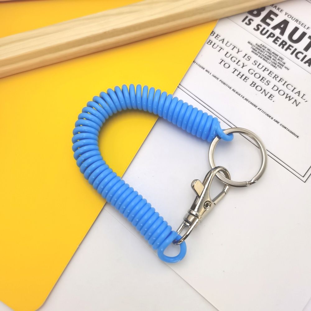 Phone Safety 11cm Spring Lanyard Security Gear Retractable Wrist Coil