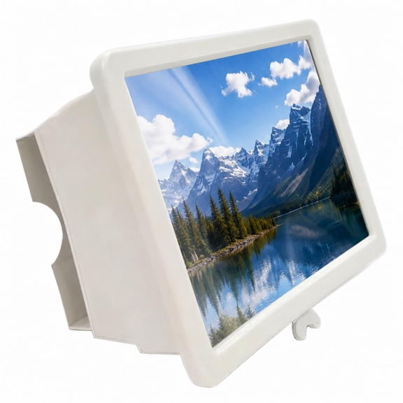 Phone Screen Magnifier - 3-4X HD Amplifying Glass with Portable, Space-Saving Design for Dorm Rooms, Travel