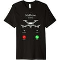thumbnail image 1 of Phone Screen Quadrocopter Drones Premium T-Shirt, 1 of 4