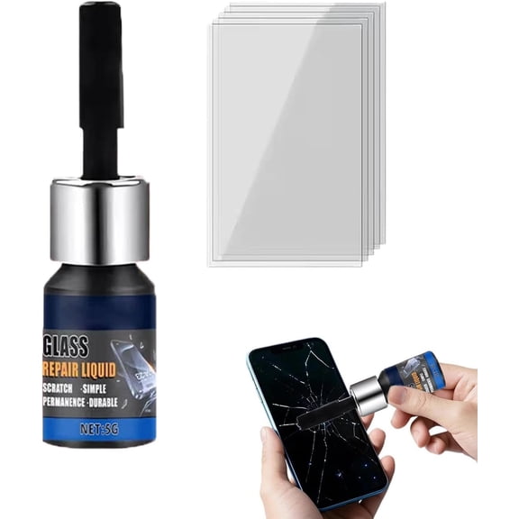 Phone Screen Scratch Remover - Screen Repair Liquid, Phone Scratch Remover And Cracked Repair Liquid | Glass Crack Solution For Mobile Tablet Smart Watch Daily Care Device Maintenance
