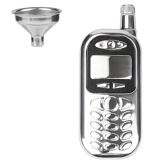 Phone Shaped Whiskey Flask Stylish Devise To Enhance Your Whiskey Appreciation. Suitable For Both Men And Women Ideal For Gifting Or Person