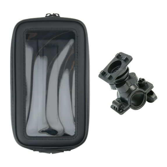 Phone Stand 360 Degree Rotating with USB Port Motorcycle Handlebar Phone Holder Scooters Holder Motorbike Cellphone Bag