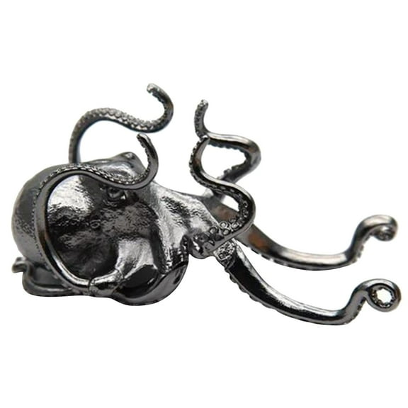 Phone Stand under $5! CQCYD Octopus Phone Stand, Metal Lazy Phone Holder, Creative Desk Decor, Gold Phone Dock, Video Watching Stand, Gift for Friends, Stable Base