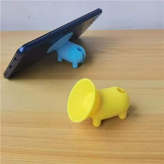 Phone Stand under $5! Xqxayjr Silicone Pig Phone Holder, Suction Cup Desktop Stand for Phone, Lazy Hands Free Mount for Desk, Cute Animal Shape Stand for Home Office Car